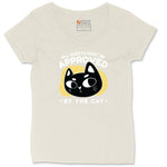 All Guests Must be Approved by the Cat Ladies Curvy Tee - Natural Heather