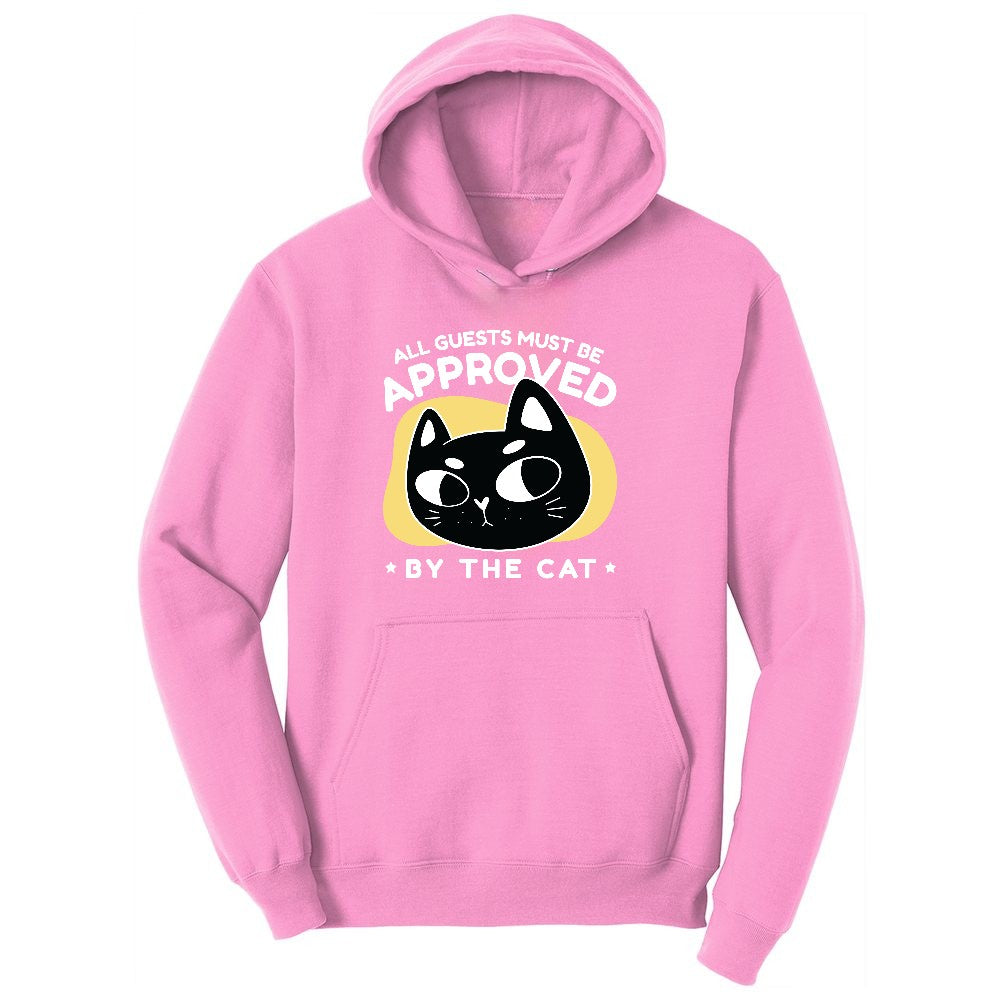 All Guests Must be Approved by the Cat Ladies Hoodie - Candy Pink