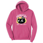 All Guests Must be Approved by the Cat Ladies Hoodie - Sangria