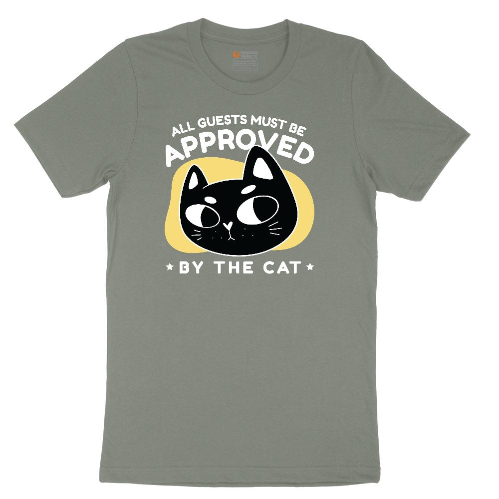 All Guests Must be Approved by the Cat Ladies Short Sleeve Tee - Bamboo Blackout