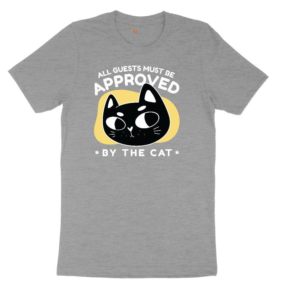 All Guests Must be Approved by the Cat Ladies Short Sleeve Tee - Granite Heather