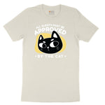 All Guests Must be Approved by the Cat Ladies Short Sleeve Tee - Natural Heather