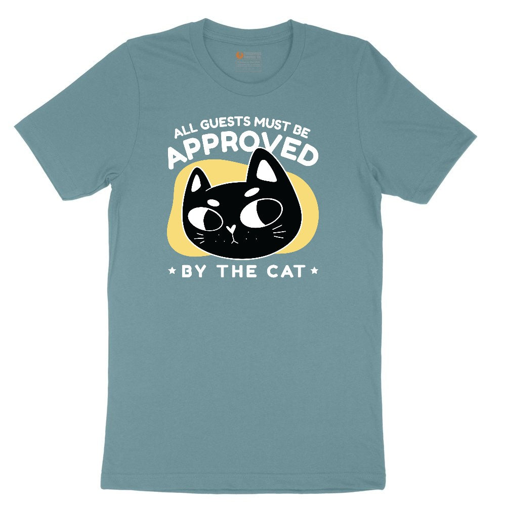 All Guests Must be Approved by the Cat Ladies Short Sleeve Tee - Surf Blackout