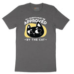 All Guests Must be Approved by the Cat Short Sleeve Tee - Dark Heather Grey