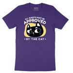 All Guests Must be Approved by the Cat Short Sleeve Tee - Team Purple