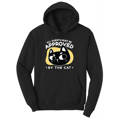 All Guests Must be Approved by the Cat Toddler Hoodie - Jet Black