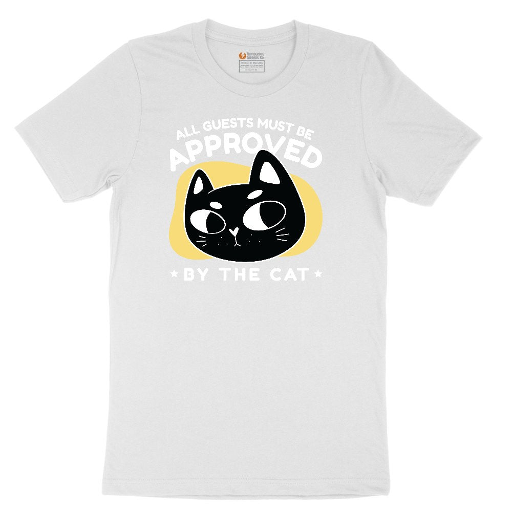 All Guests Must be Approved by the Cat Toddler Short Sleeve Tee - White