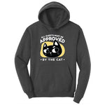 All Guests Must be Approved by the Cat Youth Hoodie - Dark Heather Grey