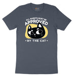 All Guests Must be Approved by the Cat Youth Short Sleeve Tee - Heather Navy
