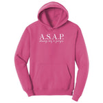 Always Say a Prayer Ladies Hoodie - Sangria