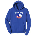 America Lips Hoodie - True Royal