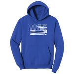 American Flag Barbeque Tools Hoodie - True Royal