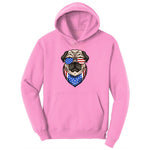 American Pug Ladies Hoodie - Candy Pink