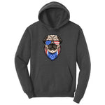 American Pug Ladies Hoodie - Dark Heather Grey