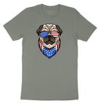 American Pug Ladies Short Sleeve Tee - Bamboo Blackout
