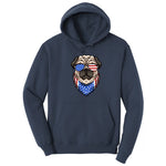 American Pug Hoodie - Navy