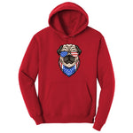 American Pug Hoodie - Red