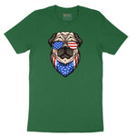 American Pug Short Sleeve Tee - Athletic Kelly