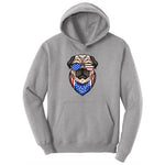 American Pug Toddler Hoodie - Athletic Heather