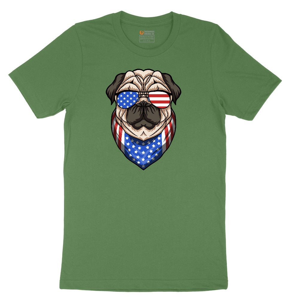 American Pug Toddler Short Sleeve Tee - Athletic Kelly