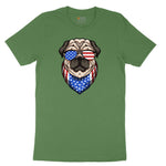 American Pug Toddler Short Sleeve Tee - Athletic Kelly