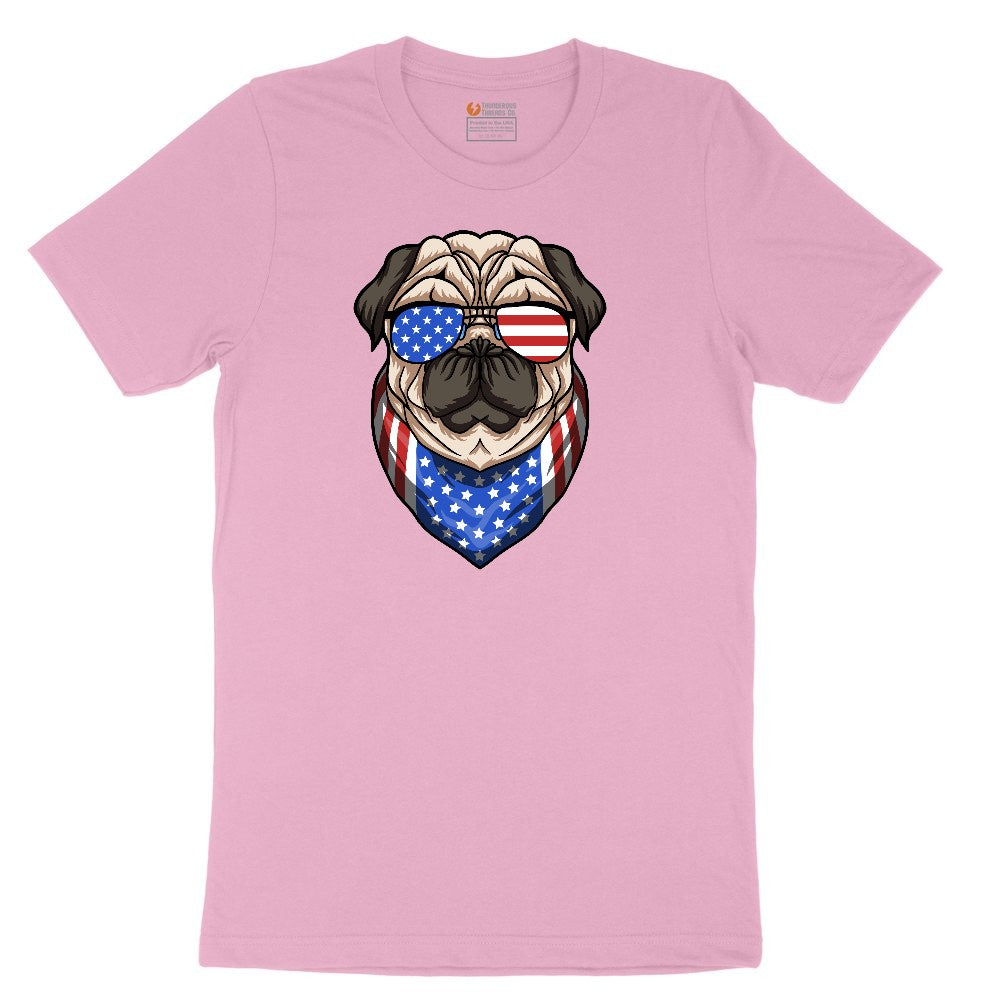 American Pug Toddler Short Sleeve Tee - Candy Pink