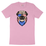 American Pug Toddler Short Sleeve Tee - Candy Pink