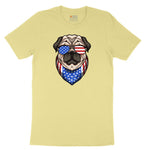 American Pug Toddler Short Sleeve Tee - Yellow