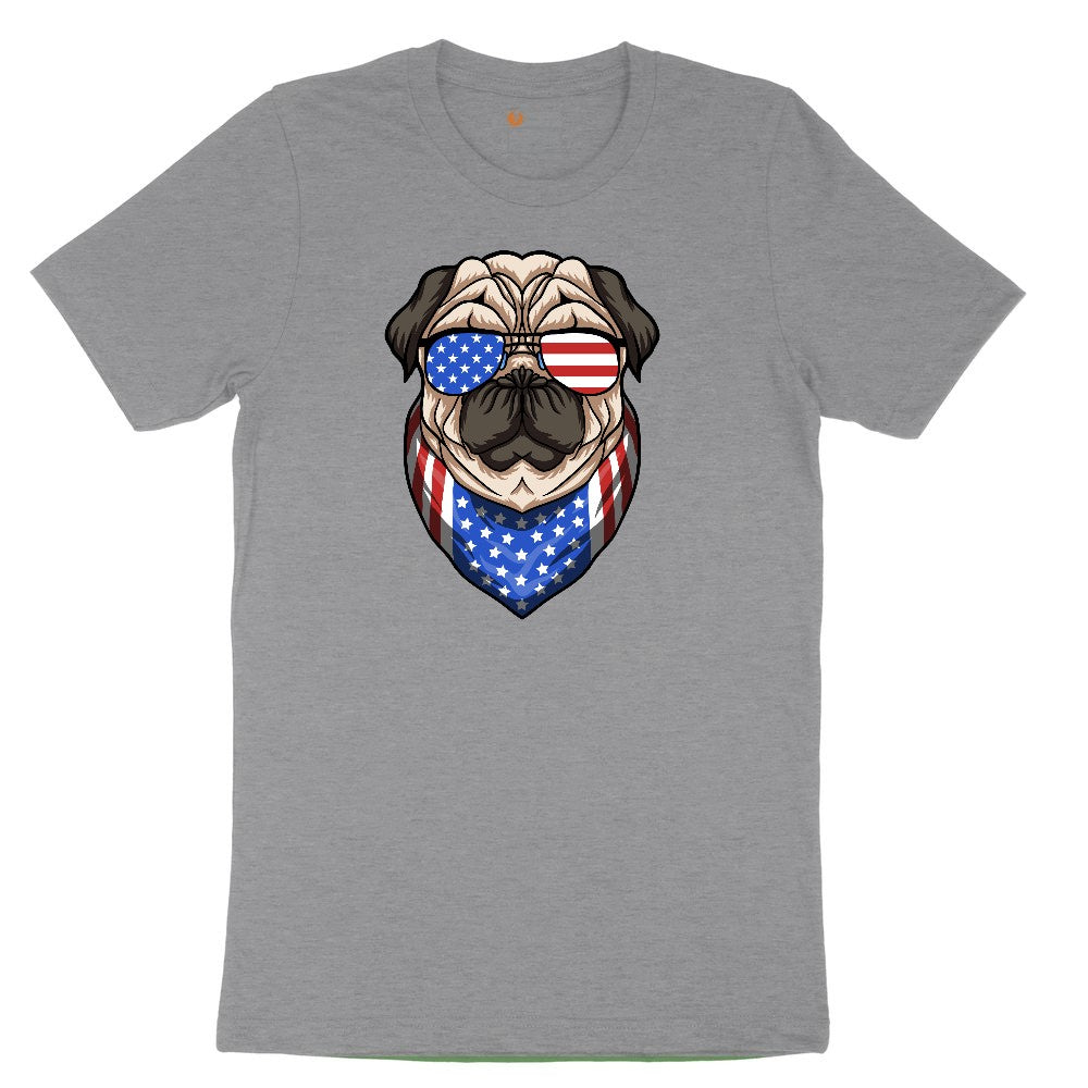 American Pug Youth Short Sleeve Tee - Athletic Heather
