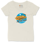 At the Lake Life is Better Ladies Curvy Tee - Natural Heather