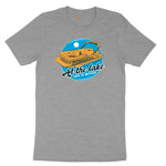 At the Lake Life is Better Ladies Short Sleeve Tee - Granite Heather