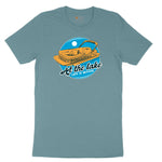 At the Lake Life is Better Ladies Short Sleeve Tee - Surf Blackout