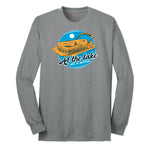 At the Lake Life is Better Long Sleeve Tee - Athletic Grey