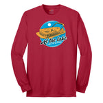At the Lake Life is Better Long Sleeve Tee - Red