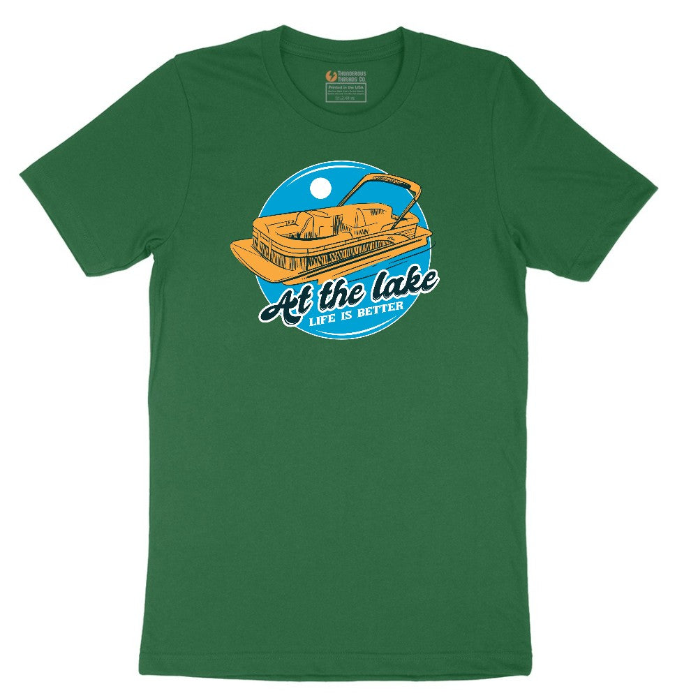 At the Lake Life is Better Short Sleeve Tee - Athletic Kelly