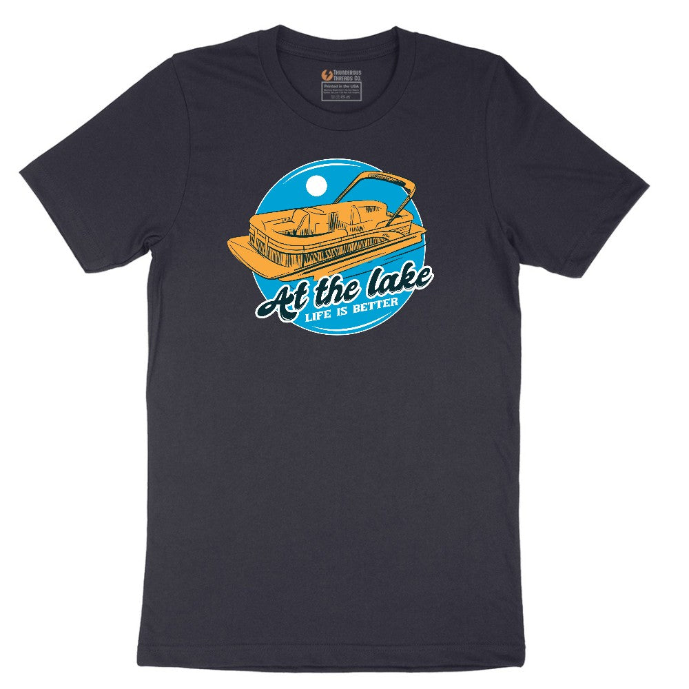 At the Lake Life is Better Short Sleeve Tee - Deep Navy