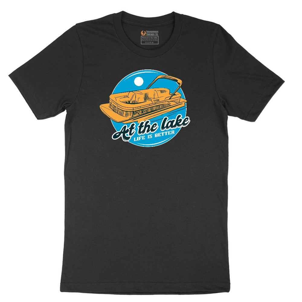 At the Lake Life is Better Short Sleeve Tee - Jet Black