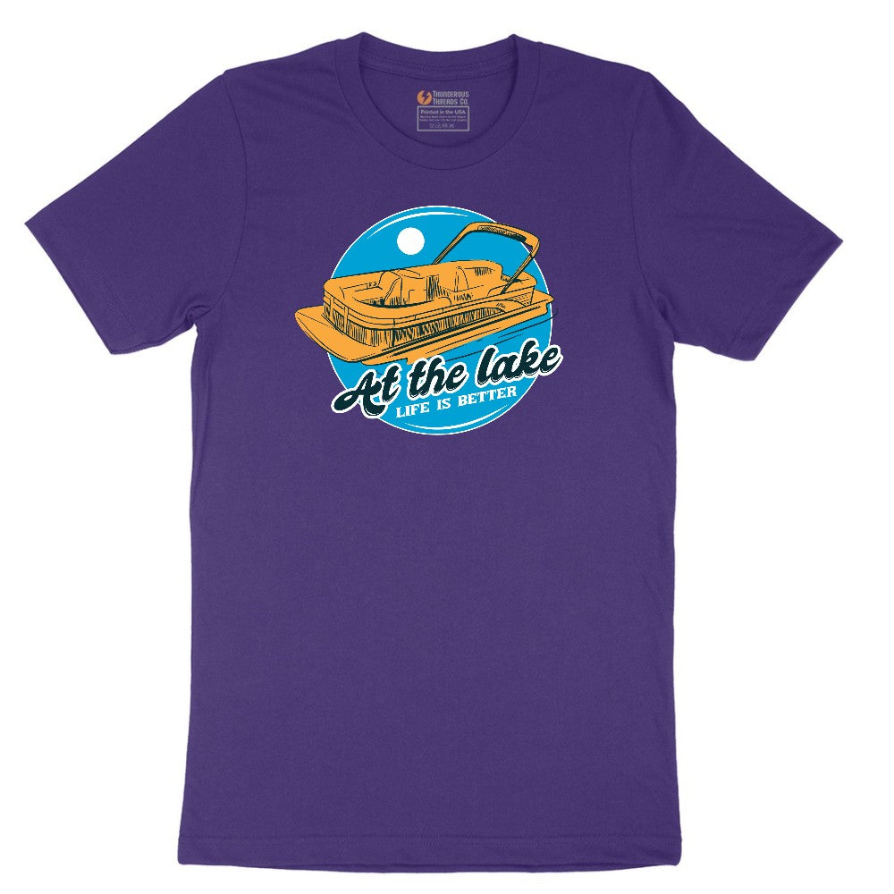 At the Lake Life is Better Short Sleeve Tee - Team Purple