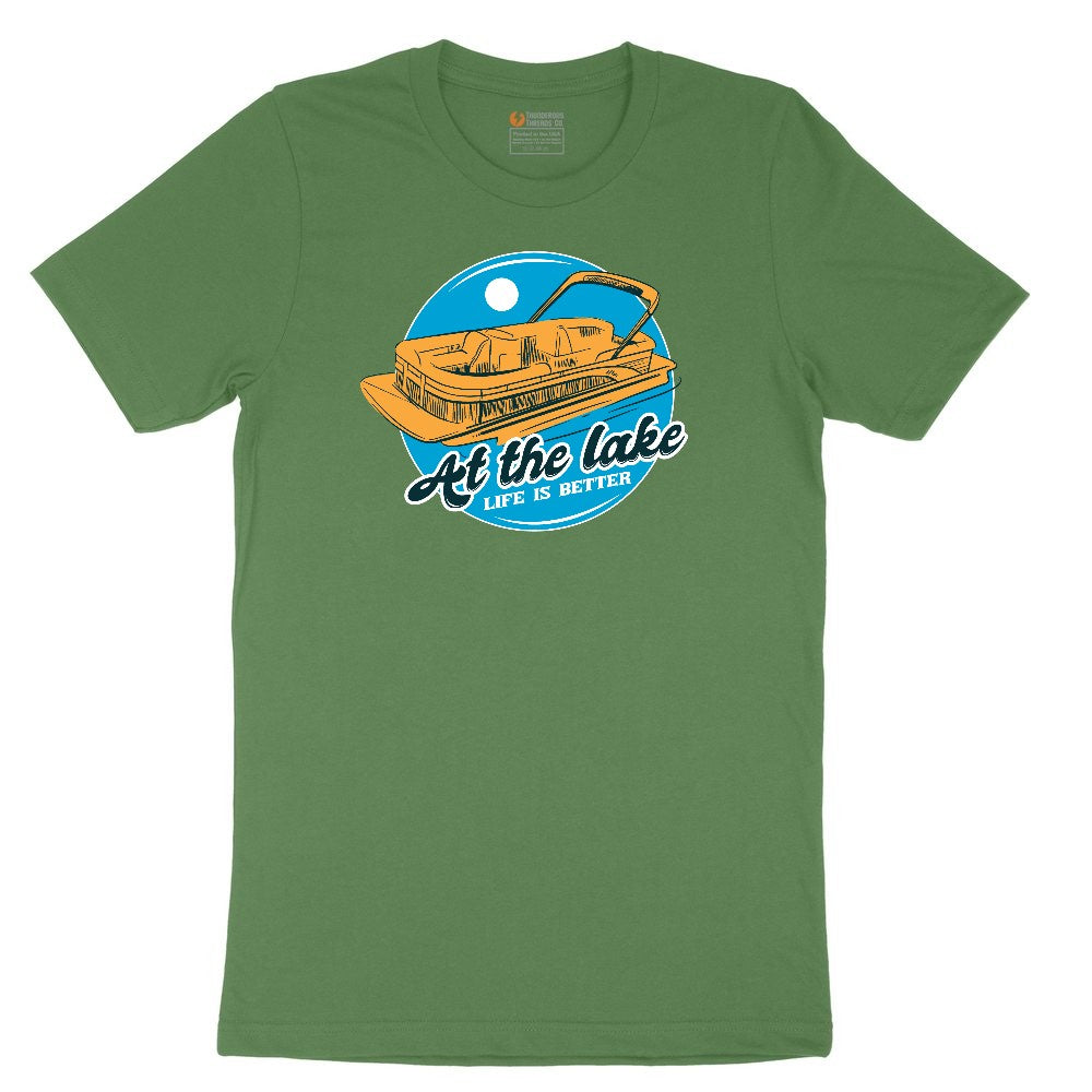 At the Lake Life is Better Youth Short Sleeve Tee - Athletic Kelly