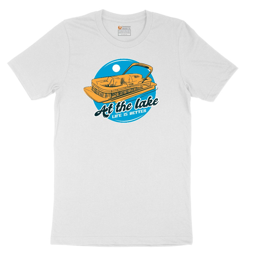 At the Lake Life is Better Youth Short Sleeve Tee - White