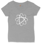 Atomic Symbol Ladies Curvy Tee - Granite Heather