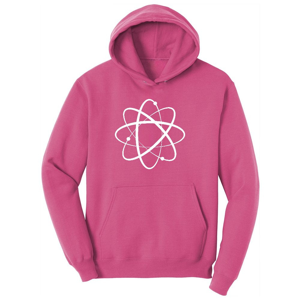 Atomic Symbol Ladies Hoodie - Sangria