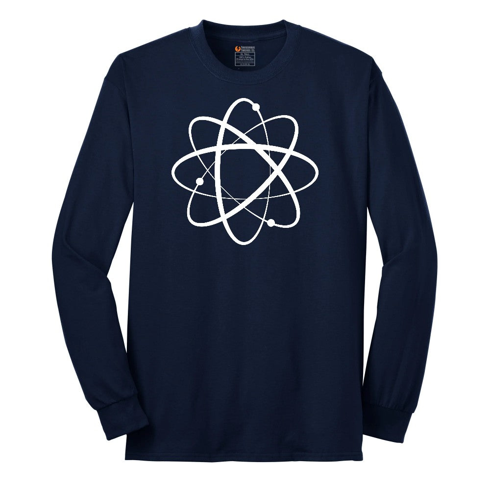 Atomic Symbol Long Sleeve Tee - Navy