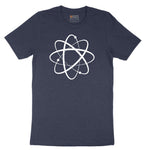 Atomic Symbol Short Sleeve Tee - Heather Navy