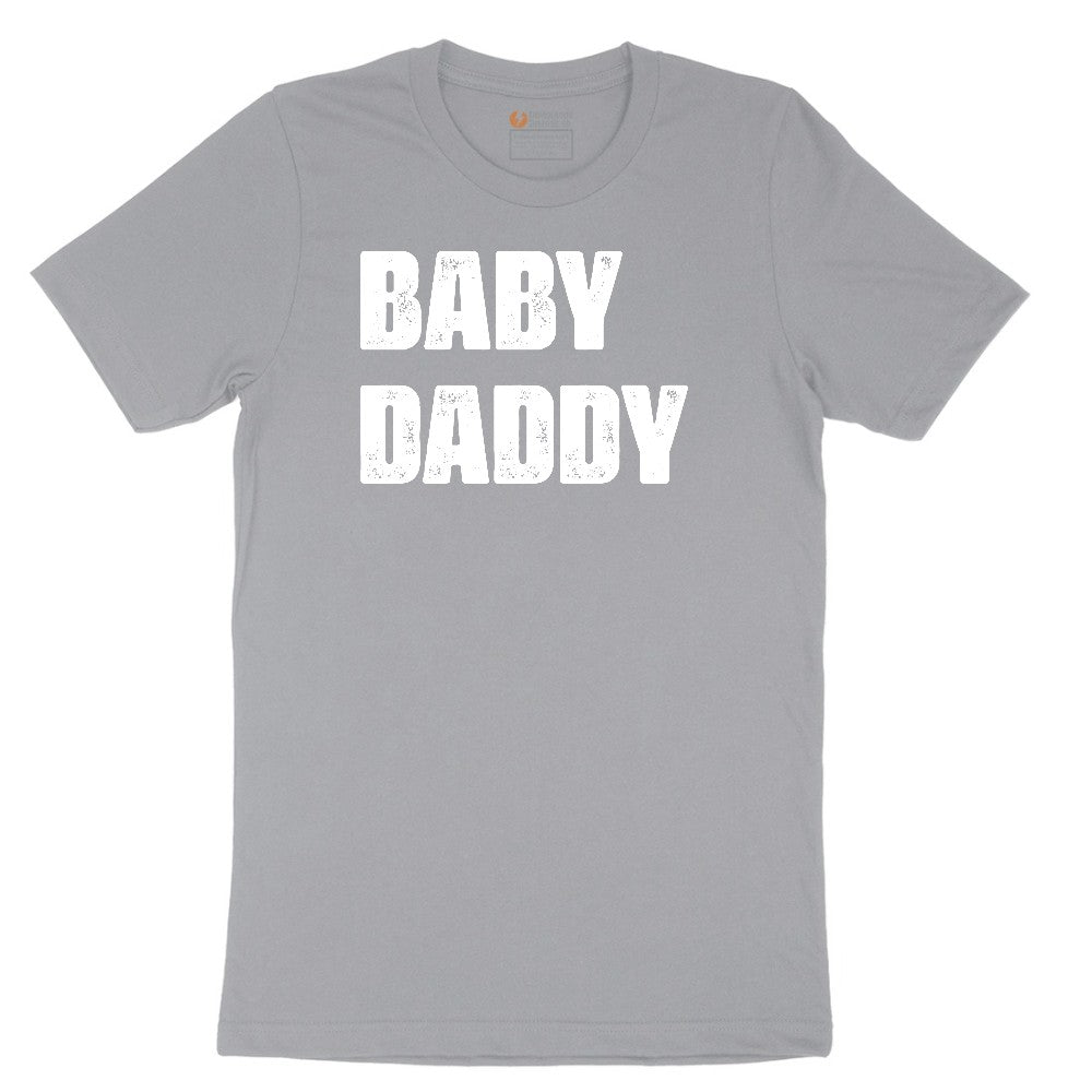 Baby Daddy Short Sleeve Tee - Athletic Heather Grey