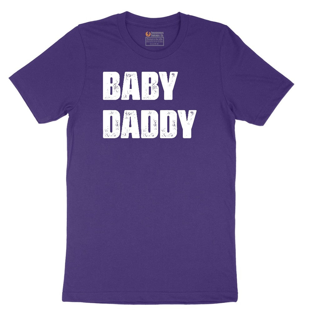 Baby Daddy Short Sleeve Tee - Team Purple