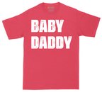 Baby Daddy tall t-shirt for men in Heather Red