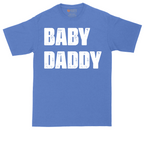 Baby Daddy tall t-shirt for men in Heather Royal