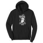 Bad Ass Bearded Dad Hoodie - Jet Black