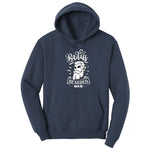 Bad Ass Bearded Dad Hoodie - Navy
